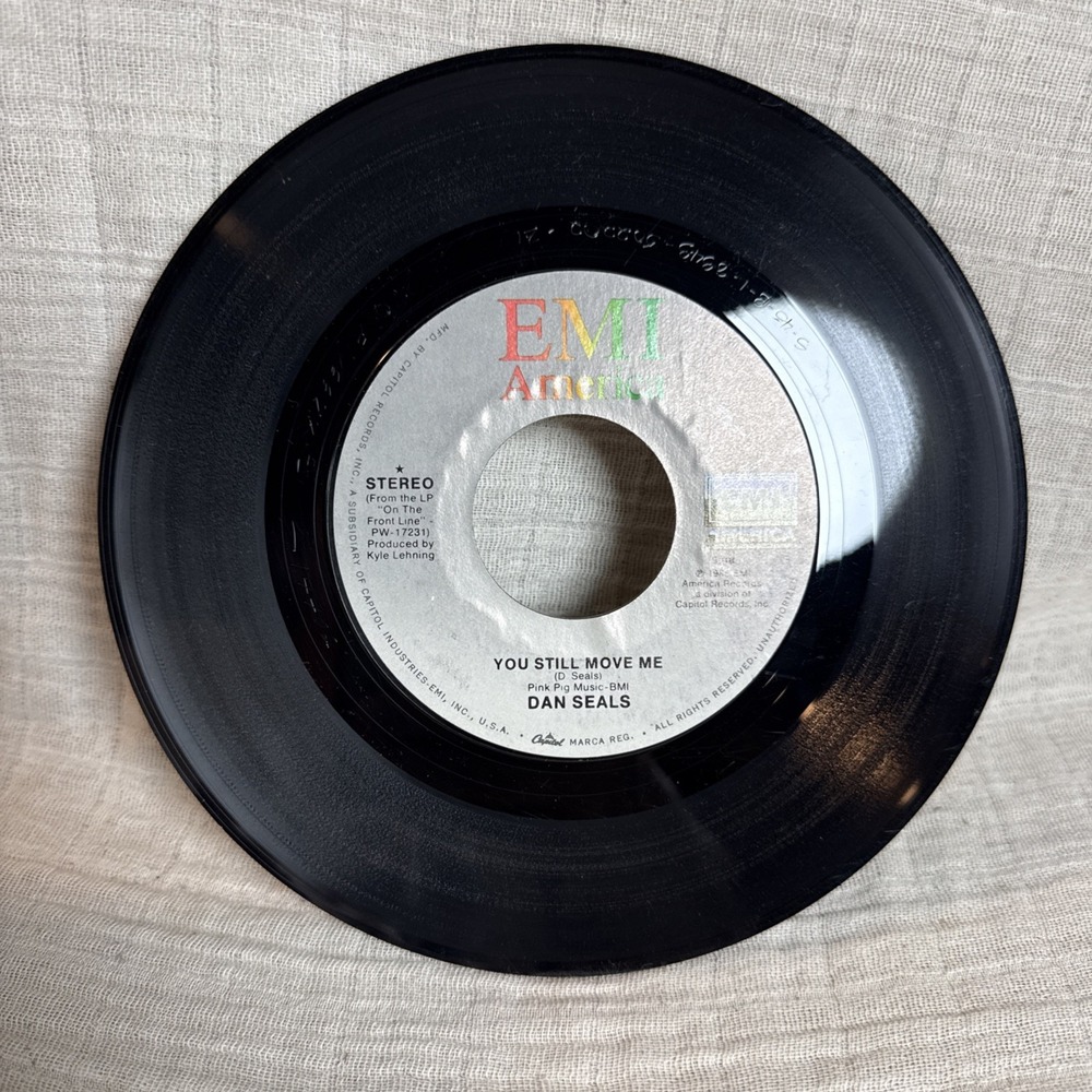 Dan Seals You Still Move Me / I’m Still Strung Out On You 7" 45 RPM Vinyl Record